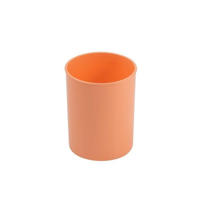 Cubilete Faibo Plastico Naranja Pastel