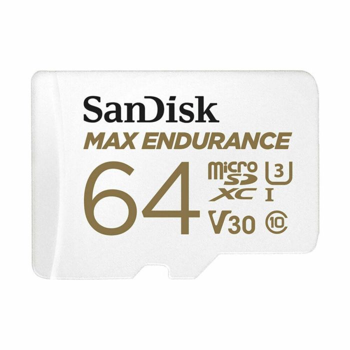 Tarjeta de Memoria Micro SD con Adaptador SanDisk Max Endurance 64 GB 1