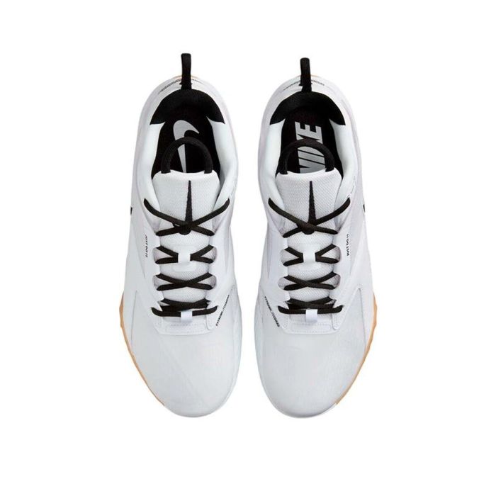 Zapatillas de Baloncesto para Adultos Nike Airzoom Hyper Ace 3 Blanco Negro 4 Zapatillas de Baloncesto para Adultos Nike Airzoom Hyper Ace 3 Blanco Negro 4