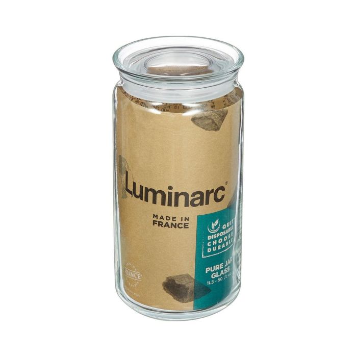 Tarro Hermetico con Tapa Vidrio Pav Luminarc 1,5 L 4