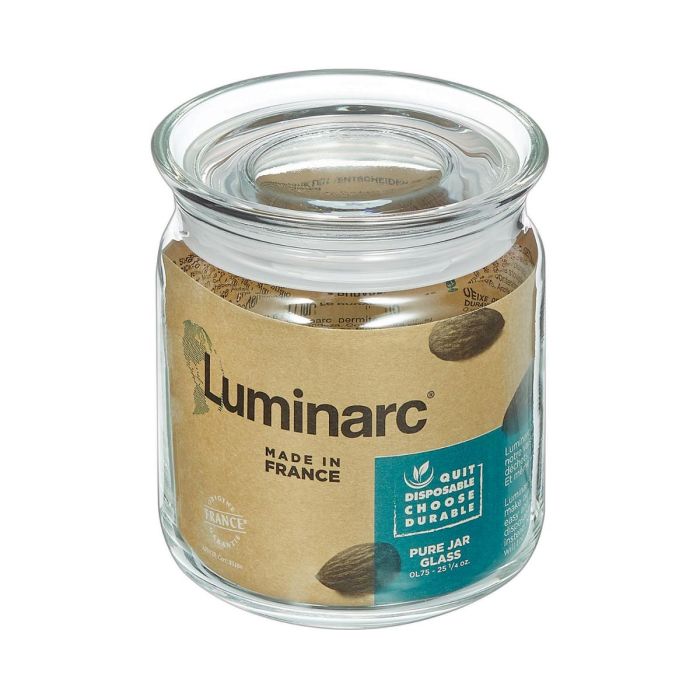 Tarro Hermetico con Tapa Vidrio Pav Luminarc 0,75 L 3