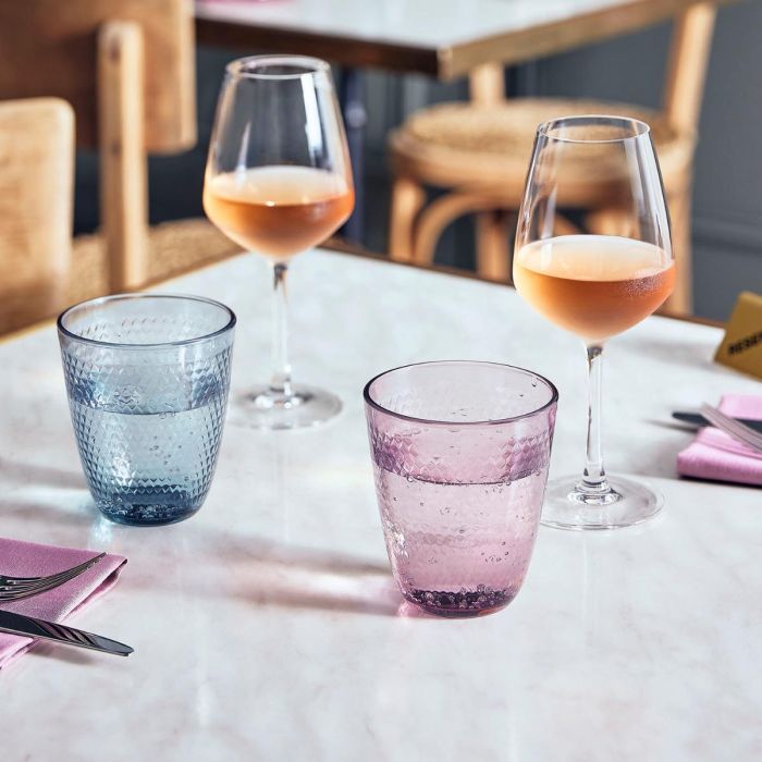 Vaso Alto Vidrio Pampille Rosa Luminarc 31 cL 2