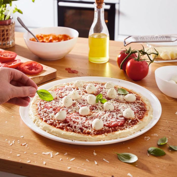 Plato Pizza Vidrio Opal Smart Cuisine Luminarc 32 cm 2