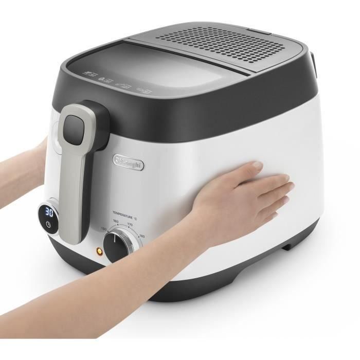 Freidora - DELONGHI - FS6067 - 2,4 L - 1700 W - 41,5 x 29 x 26 cm - Gris / Negro 3