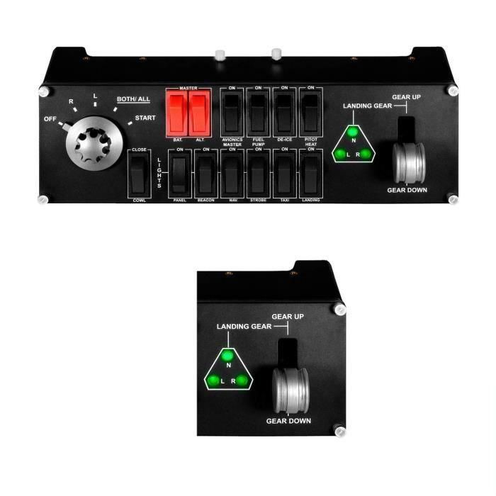 Panel de interruptores de vuelo SAITEK BY LOGITECH Pro 2