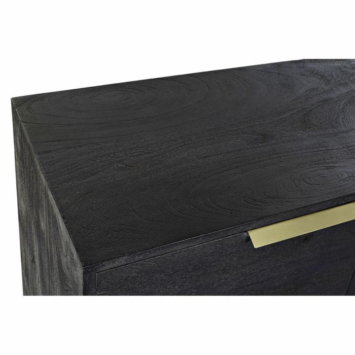 Buffet Moderno DKD Home Decor Negro Dorado 41 x 77 x 145 cm 1