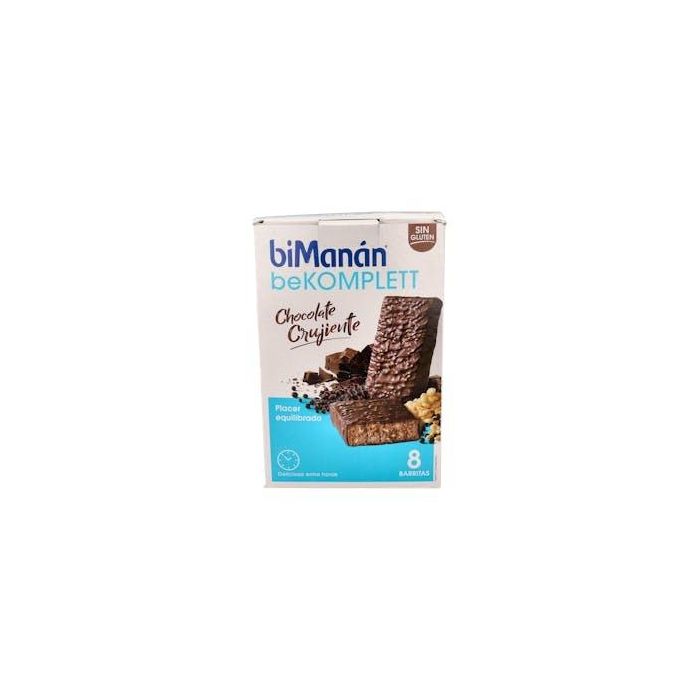 Bimanan Bekomplett Barritas Chocolate Crujiente 8 Unidades