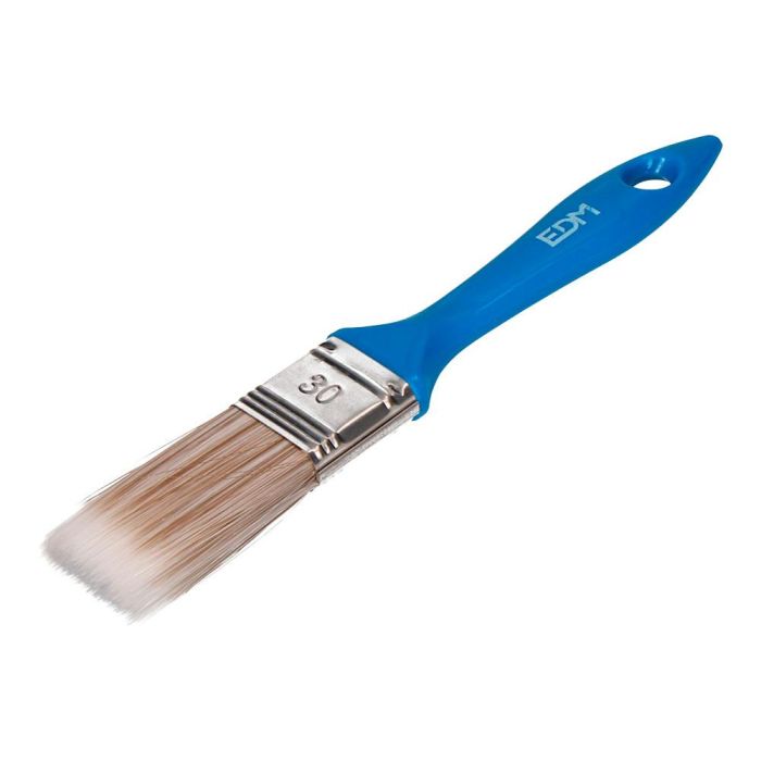 Edm Paletina triple especial agua 30mm, cerdas sintéticas para pintura plástica, acrílica y barniz al agua