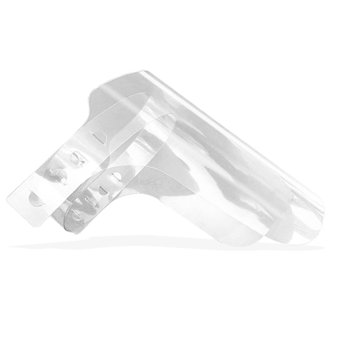 Saro Protector Facial Transparente Glasspack 400 mc Cinta Ajustable Evita Vaho 330 x 235 mm 1