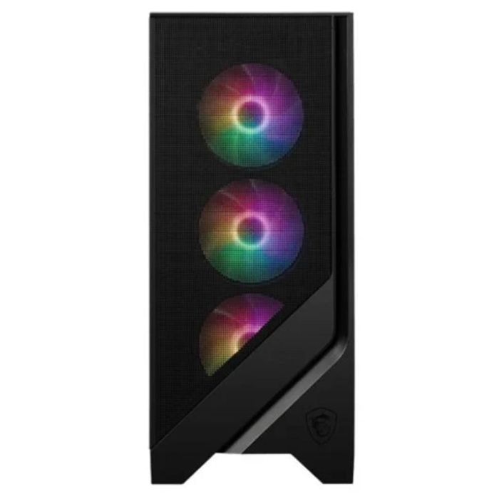 MSI Caja MAG FORGE 121A AIRFLOW Mid-Tower Negra RGB, 2xUSB3.2, ARGB Fans, ATX/M-ATX/ITX, Ventana Lateral, 306-7G23A27-HH9 1