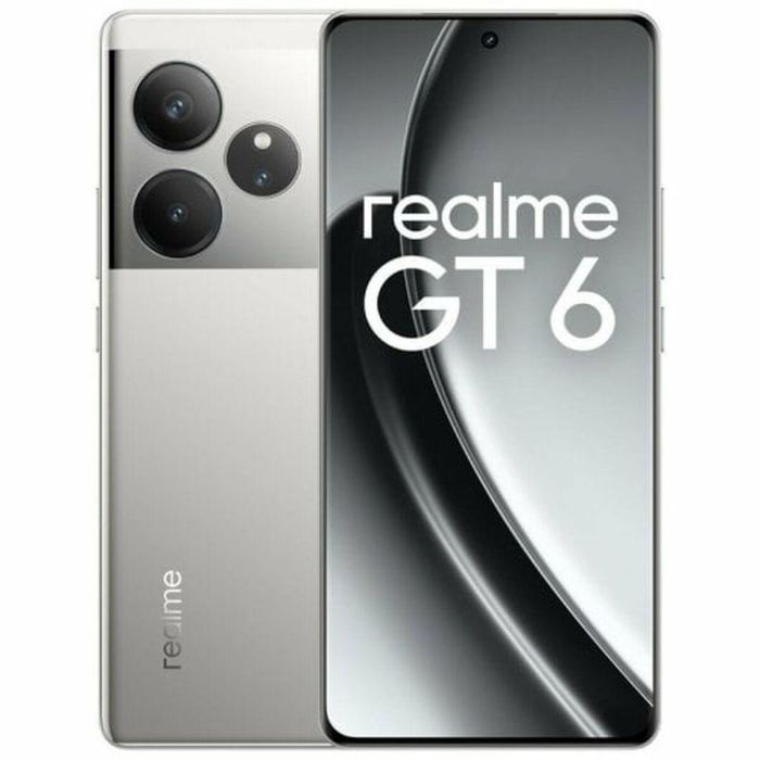 Smartphone Realme GT6 16GB/ 512GB/ 6.78"/ 5G/ Plata Fundida 0 Smartphone Realme GT6 16GB/ 512GB/ 6.78"/ 5G/ Plata Fundida 0