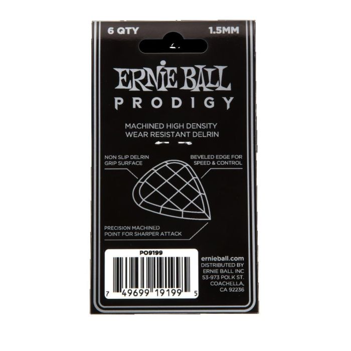 Bolsa De Púas Prodigy Negra Mini 1,5 Mm - 6 Unidades 2 Bolsa De Púas Prodigy Negra Mini 1,5 Mm - 6 Unidades 2