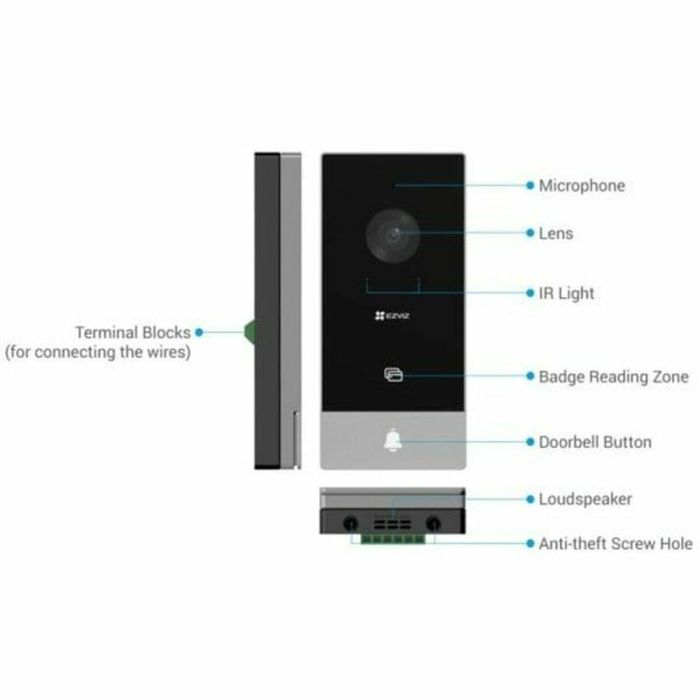 EZVIZ HP5 sistema de intercomunicación de video 17,8 cm (7") Negro, Plata 21 EZVIZ HP5 sistema de intercomunicación de video 17,8 cm (7") Negro, Plata 21