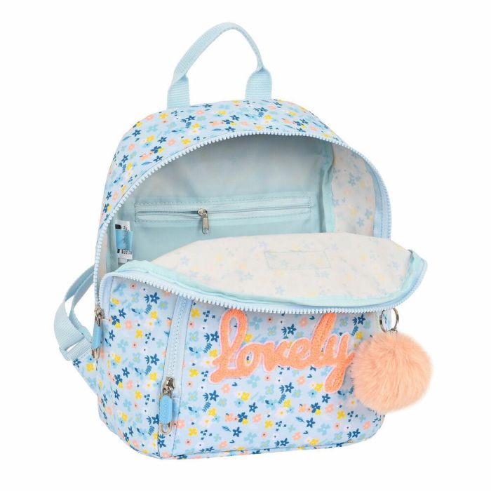 Mochila Infantil Moos Lovely Mini Azul claro (25 x 30 x 13 cm) 3