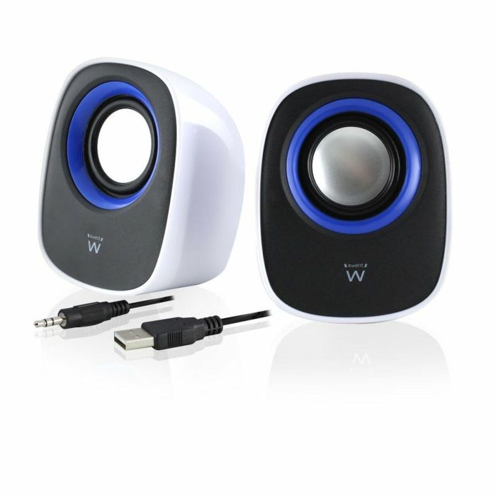 Ewent Altavoz Ew3513 Estéreo 2.0 5W RMS USB, Conexión 3.5mm para PC, Smartphone, Tablet 2 Ewent Altavoz Ew3513 Estéreo 2.0 5W RMS USB, Conexión 3.5mm para PC, Smartphone, Tablet 2