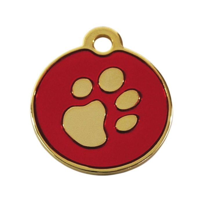 Placa identificativa para collar Imarc Circle Rojo Dorado 0 Placa identificativa para collar Imarc Circle Rojo Dorado 0