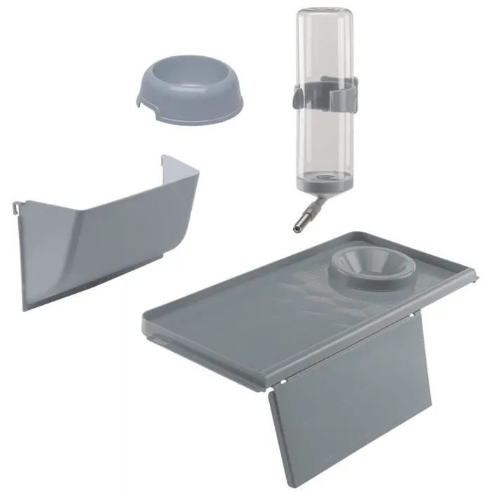 Ferplast Jaula Barn 80 para Conejo 78 x 48 x 65 cm Gris