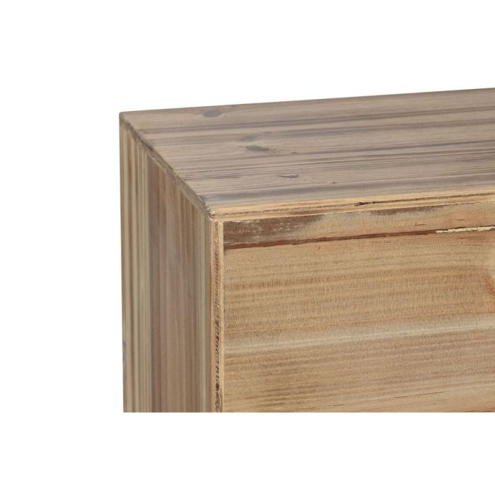 Mueble de TV Home ESPRIT Negro Natural Abeto Madera MDF 130 x 24 x 51 cm 2 Mueble de TV Home ESPRIT Negro Natural Abeto Madera MDF 130 x 24 x 51 cm 2