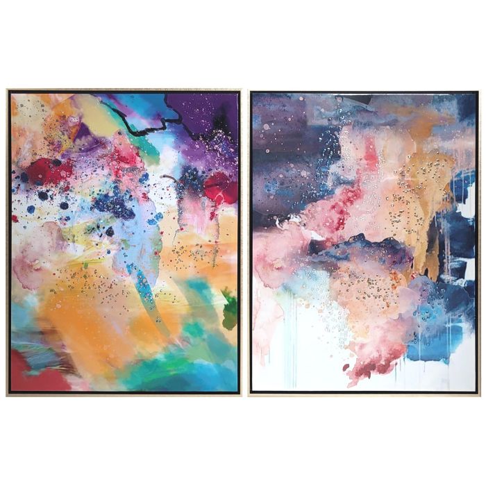 Cuadro Urban DKD Home Decor Multicolor 3.5 x 83 x 63 cm (2 Unidades) Cuadro Urban DKD Home Decor Multicolor 3.5 x 83 x 63 cm (2 Unidades)