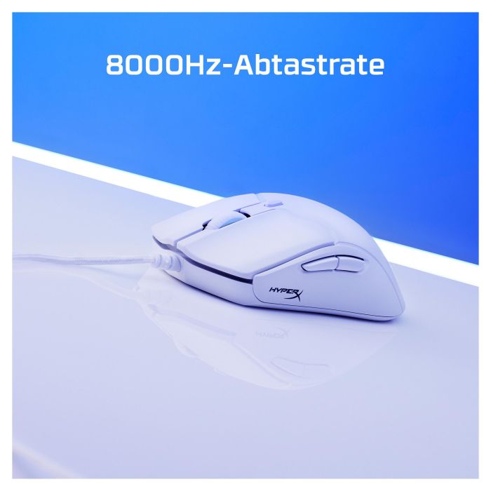HyperX Mouse Pulsefire Haste 2 Wired 6N0A8AA Ratón Gaming Blanco 26000 DPI 8000 Hz 9 HyperX Mouse Pulsefire Haste 2 Wired 6N0A8AA Ratón Gaming Blanco 26000 DPI 8000 Hz 9