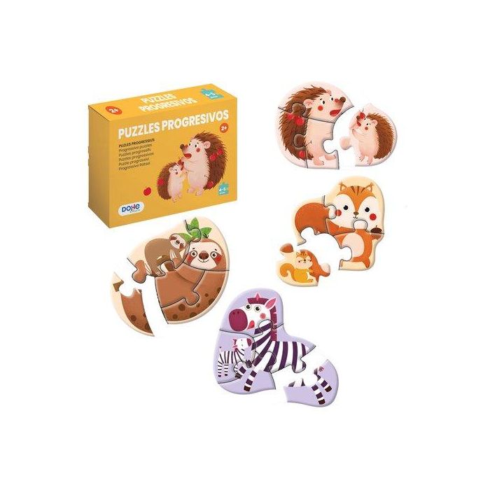 Puzle Dohe Educa Progresivo 4-5 Piezas Animales + 2Años