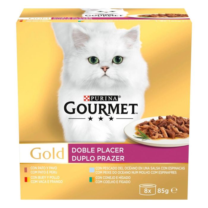 Purina Gourmet Gold Multi Doble Placer Surtido 8x85 gr