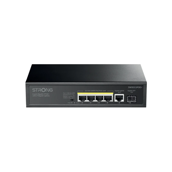Strong Switch 4 Poe con Enlaces Ascendentes 2 Gigabit 0 Strong Switch 4 Poe con Enlaces Ascendentes 2 Gigabit 0