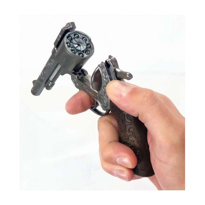 Revolver 8 tiros color plata 22x5x3,5 cm 7 Revolver 8 tiros color plata 22x5x3,5 cm 7