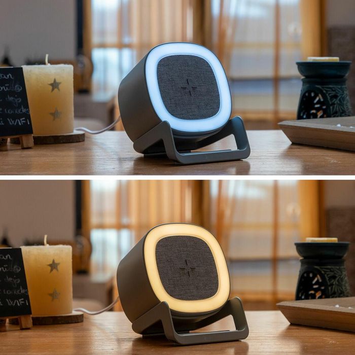 Altavoz Cargador Inalámbrico con LED Souwis InnovaGoods 12 Altavoz Cargador Inalámbrico con LED Souwis InnovaGoods 12