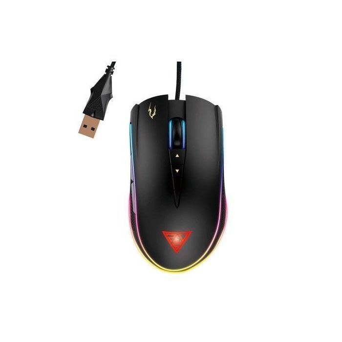 RATÓN GAMING GAMDIAS ZEUS P1 - SENSOR ÓPTICO - 1600/12000DPI - 1000HZ - ILUMINACIÓN RGB - CABLE USB 1.8M