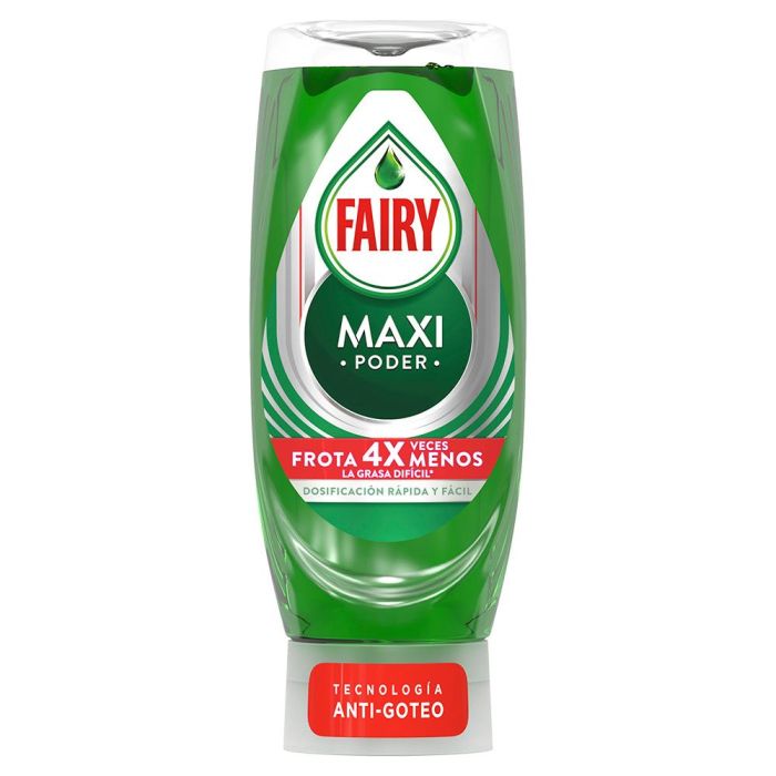 Lavavajillas fairy maxi poder 370 ml antigoteo