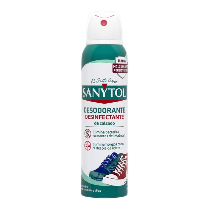 Desodorante desinfectante especial calzado sanytol spray 150 ml.