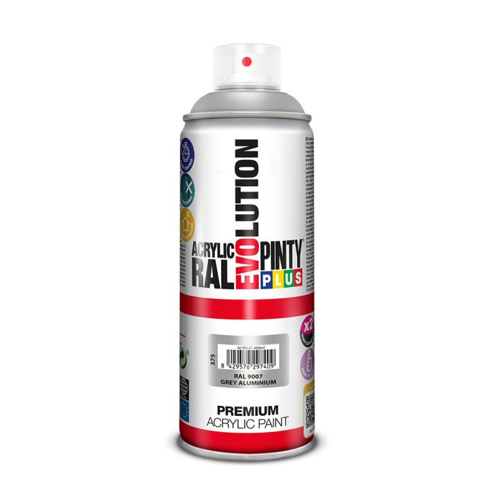 Pintura en spray Pintyplus Evolution RAL 9007 Grey aluminium 400 ml