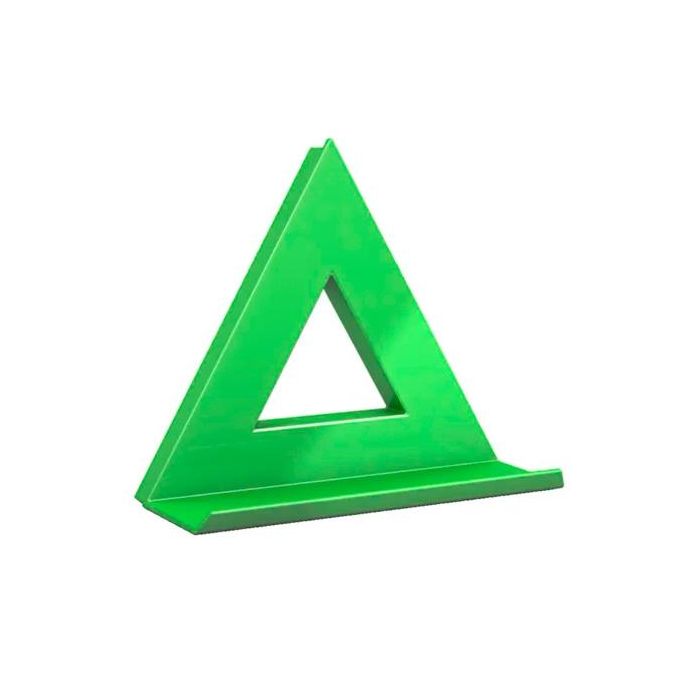 Novus dahle 95552 imán mega magnet triángulo XL 9x9cm c/bandeja verde