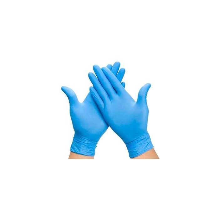Caja de guantes de vinilo sin polvo multiusos talla l -100u-