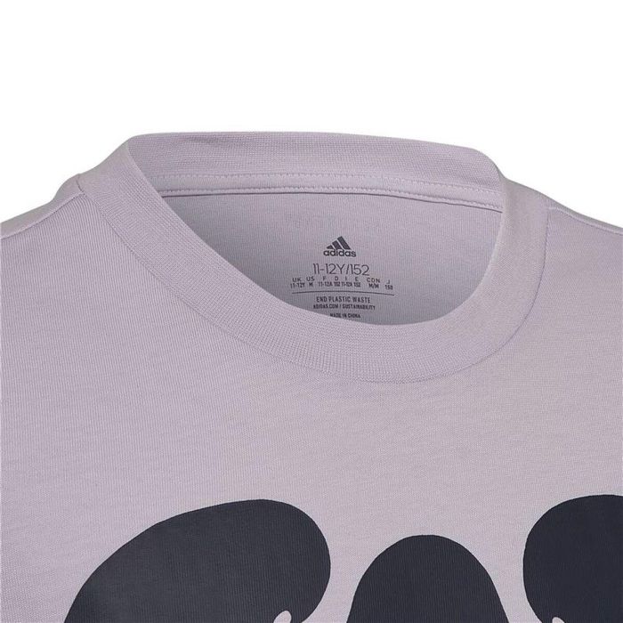 Camiseta de Manga Corta Infantil Adidas Marimekko Ciruela 3