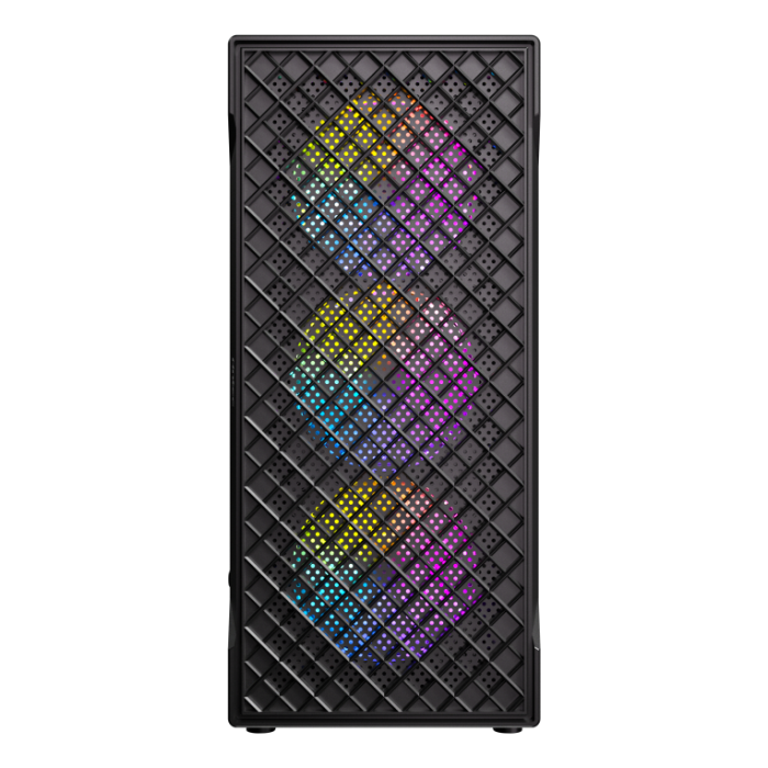 Antec VX-310 ARGB Midi Tower Negro Caja de PC con 3x 120mm Frontales y 1x 120mm Trasero 2