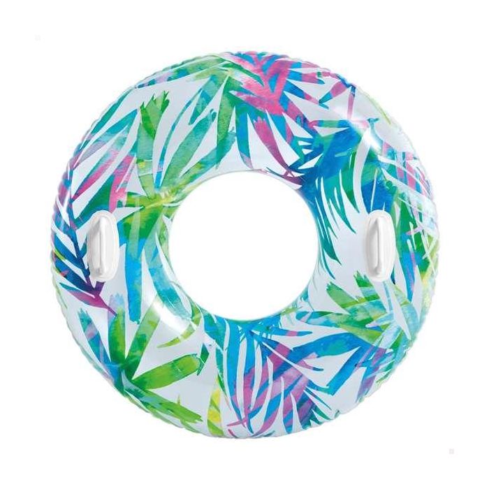 Intex Flotador Rueda Tropical 97 cm con Asas para Niños Mayores de 9 Años - Modelos Surtidos 7