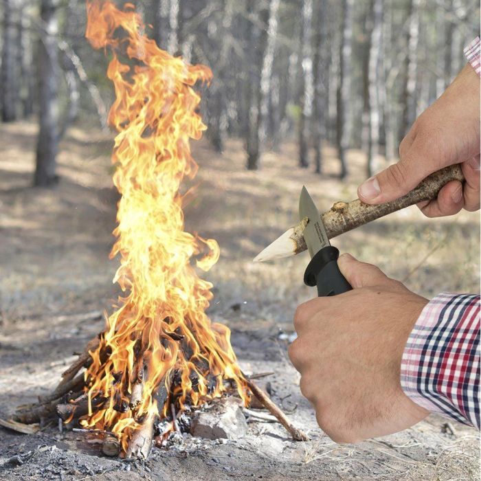 Wolfcraft Cuchillo de exterior con estuche 4085000 Profesional / doméstico Cuchilla 95 mm Gris / negro / metal 3