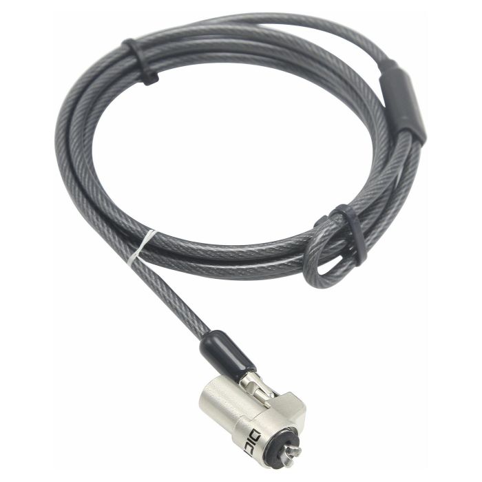 DICOTA D31540 Candado de Seguridad para Portátil con Cable de Llave, 3.2x4.5mm, 2m 1