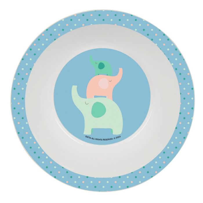 Set de Menaje Infantil Safta Elefantes (4 Piezas) 4 Set de Menaje Infantil Safta Elefantes (4 Piezas) 4