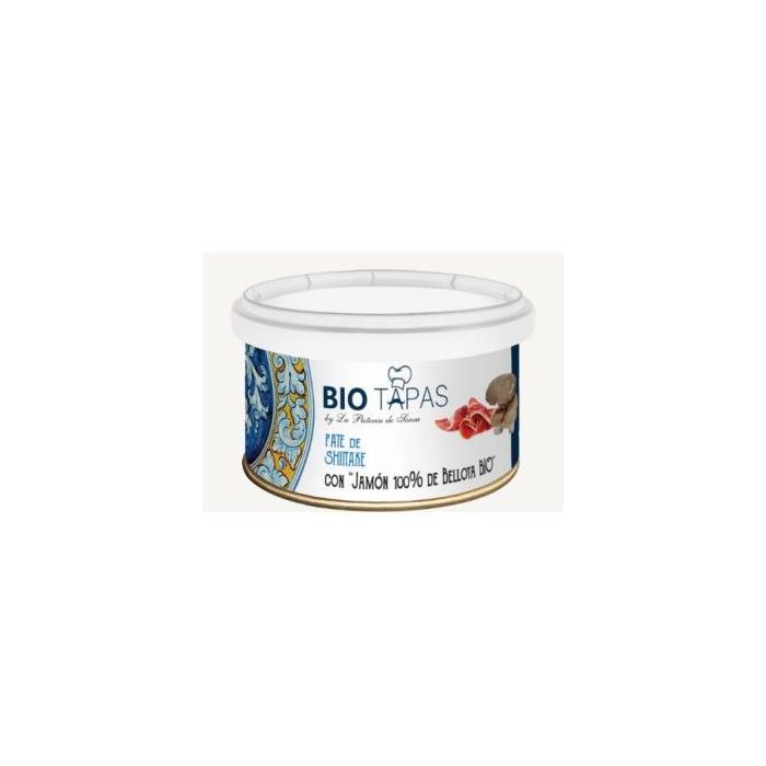 Pate Bio Shitake- Jamon Bellota 100%. Lata 100Gr. Pate Bio Shitake- Jamon Bellota 100%. Lata 100Gr.