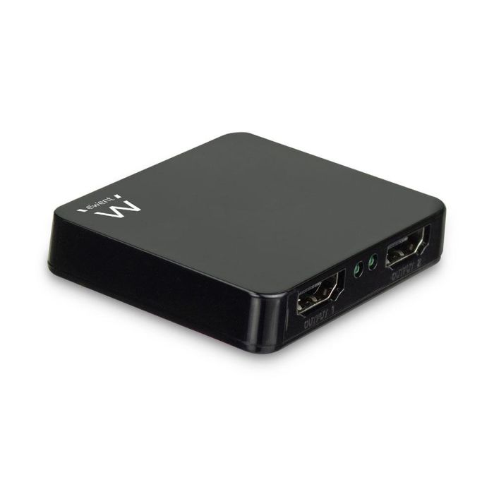 Ewent EW3720 Splitter 4K HDMI 1x2 Divisor para 2 Televisores con Soporte 3D y Audio HD, Plug and Play 2