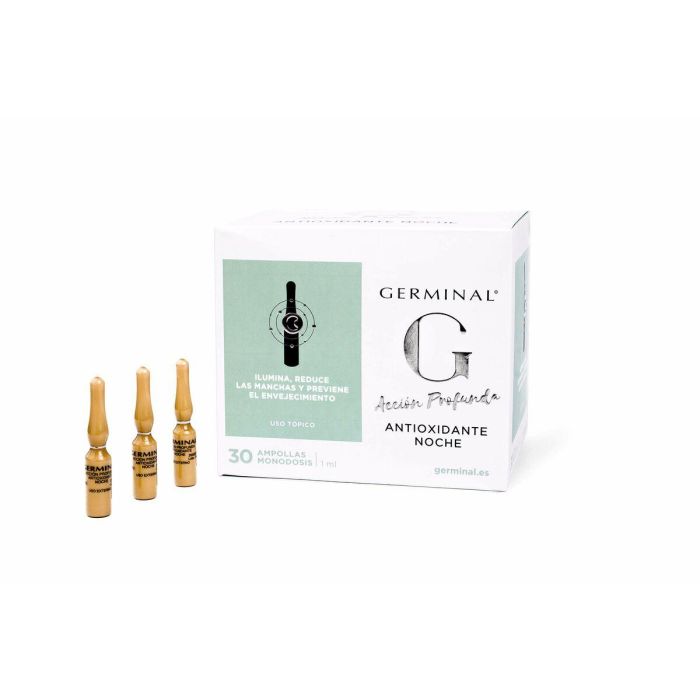 Germinal Acción Profunda Ampollas Antioxidantes Noche - Tratamiento Facial Antiedad y Antimanchas Germinal Acción Profunda Ampollas Antioxidantes Noche - Tratamiento Facial Antiedad y Antimanchas