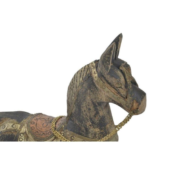 Figura Colonial DKD Home Decor Natural Negro 9 x 34 x 31 cm 2 Figura Colonial DKD Home Decor Natural Negro 9 x 34 x 31 cm 2