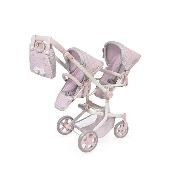 Decuevas Silla Gemelar Plegable y Multiposición para Muñecas de hasta 52 cm - Edad Recomendada +3 Años - Materiales: Metal, Plástico, Poliéster Decuevas Silla Gemelar Plegable y Multiposición para Muñecas de hasta 52 cm - Edad Recomendada +3 Años - Materiales: Metal, Plástico, Poliéster