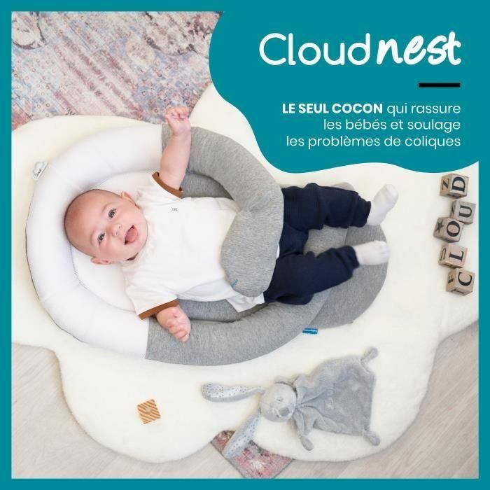 Reductor anticólicos Babymoov CloudNest - botella de agua caliente integrada 1 Reductor anticólicos Babymoov CloudNest - botella de agua caliente integrada 1