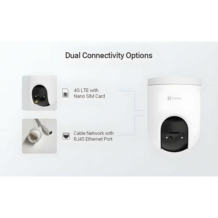 EZVIZ H8c 4G Almohadilla Cámara de seguridad IP Exterior 2304 x 1296 Pixeles Techo/Pared/Poste 5 EZVIZ H8c 4G Almohadilla Cámara de seguridad IP Exterior 2304 x 1296 Pixeles Techo/Pared/Poste 5