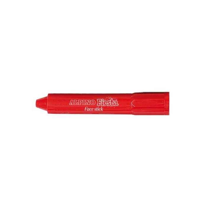 Maquillaje Alpino Fiesta Face Stick Barra De 5 Gr. Rojo 6 unidades