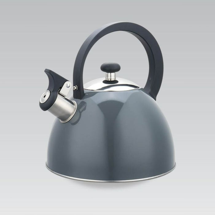 Tetera Feel Maestro MR-1302-GREY Negro Gris Acero Inoxidable 2,5 L 4 Tetera Feel Maestro MR-1302-GREY Negro Gris Acero Inoxidable 2,5 L 4
